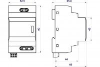 Dvoubranový svodič přepětí HSAD16/24VDC S SPD typ 3 DC HAKEL 30285