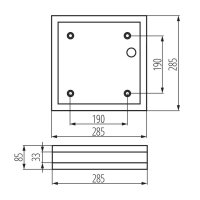 Svítidlo zářivkové přisazené JURBA DL-218L 08981 Kanlux