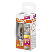 Světelný zdroj LEDVANCE LED THREE STEP DIM CLASSIC B 40 4 W/2700 K E14