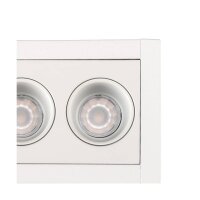 MILANDOS 4, stropní zápustné svítidlo bílé 2700 K 45° SLV 1005409