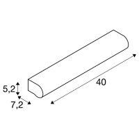 MARYLIN LED venkovní nástěnné nástavbové svítidlo chrom IP44 3000K 10W