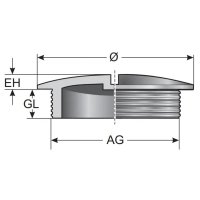 záslepka BSTK M63x1,5 MURRPLASTIK 83726424