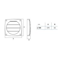 Mřížka spádová LHV 300 CATA 01560300