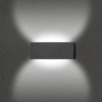 OSKAR SMD venkovní svítidlo 12W,1050lm,4000K, IP54,antracit ECOLITE Z1233-12W