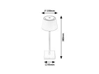 TAENA LED 4W IP44 černá RABALUX 76010