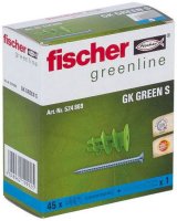 Hmoždinka GK S GREEN - s vrutem FISCHER 524869