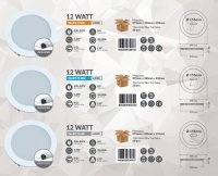 LED downlight slim zapuštěný pr 175 6000