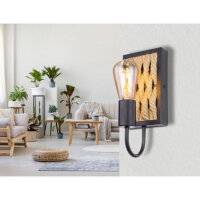 Nástěnné svítidlo HALIA černá 1xE27, max. 60W 230V GLOBO 15679W