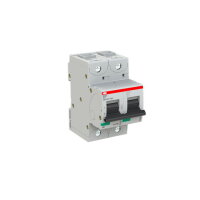 S802S-D13 jistič 2p char. D 13A s klecovou svorkou Icu 50kA ABB 2CCS862001R0131