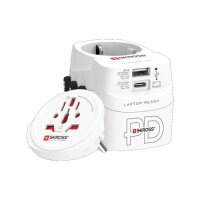 Cestovní adaptér PRO Light USB AC45PD -