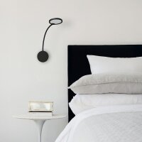 CELESTE nástěnná černá 230V LED 4.8W 3000K RENDL R14279