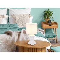 Stolní lampa HERMES bílá 1x40W E14  GLOBO 21732W