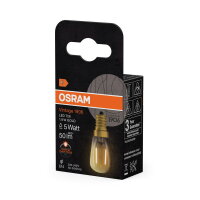 Vintage 1906Ž LED SPECIAL Shapes 1.6W 824 Gold E14 OSRAM 4058075849723