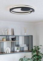 Stropní svítidlo MEZZOMONTE LED-CCT 40W IP20 černá EGLO 901821