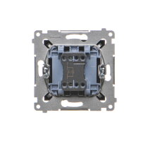 Ovládač zapínací ZVONEK, s orientačním LED, 1/0 So, 10AX, 250V, černá matná