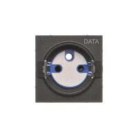 Kryt zásuvky DATA černá matná KONTAKT SIMON TGD1ZP/149