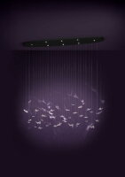 Závěsné svítidlo ADRADOS LED 35,2W IP20 černá EGLO 390436