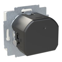 Zásuvka ABB LEVIT s kolíkem a clonkami, USB-A/C bílá/ledová bílá 5569H-A32357 01