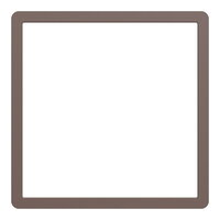 Dekorativní rámeček NOVÁ UNICA STUDIO OUTLINE Chocolate SCHNEIDER NU230016