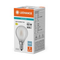Světelný zdroj LED CLASSIC P V 5.9W 865 Frosted E14 LEDVANCE 4099854785405