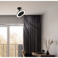 Stropní ventilátor LIDEA LED 20W 230V,100-1030lm, CCT 3000-6500K GLOBO 03680S