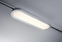 URail LED panel Loop 7W, 2700K, 812lm matný chrom 953.19 PAULMANN 95319