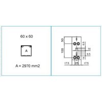 TA-N 60X60 G 01857 Podparapetní přístrojový kanál, 60x60 - bílá IBOCO B01857