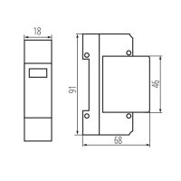 Přepěťová ochrana KSPD-T2 275/40 KANLUX 36310