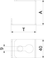 OBO BSKM-BD 1025 FS Instalační třmen