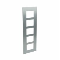 Kryt AUDIO tabla velikost 1/5 (135 mm) eloxovaný hliník 41395CF-A ABB