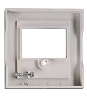 Kryt telefonní TDO nebo reproduktorové zásuvky, stříbrný SCHRACK EV124307--