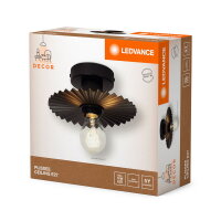 Dekorativní svítidlo LEDVANCE Decor Plisse Ceiling E27 Dark Grey