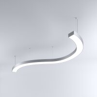 LED Svítidlo MI-SNAKE-04, 91W, 3000K, bez trafa, 24VDC, IP20, černá, 3000K