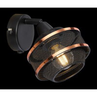 Nástěnné svítidlo BELLONA černá 1xE14, max. 40W 230V GLOBO 54020-1