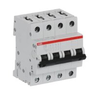 S204-C40 4 fázový jistič 40 A char. C 6kA ABB 2CDS254001R0404