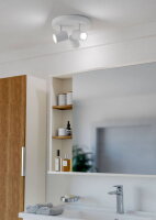 Stropní bodové svítidlo CONSUMA 1 GU10 15W IP44 bílá EGLO 901962