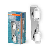 Orbis Flame Wall 2X5.5W Click CCT IP44 Chrome OSRAM 4099854447808