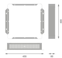 CANOPY COMPACT SURFACE FRAME       LEDV