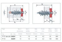 Elematic 566261 T-click hmoždinka+šroub 4,5x45 samořez