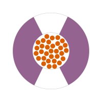 Jednožilový vodič X05V-K 2CHELIX 1X0,5 VTWH fialová/bílá LAPP 4512371S