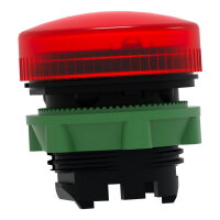 Schneider ZB5AV04 Signální hlavice, pouze pro žárovku, neon, LED BA 9s - rudá