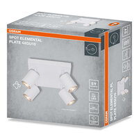 LED SPOT ELEMENTAL WHITE 4XGU10 PLATE WHITE OSRAM 4099854587696