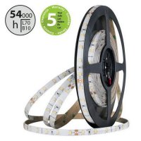 LED pásek SMD2835 NW, 60LED/m, 4,8W/m, DC 24V, 390lm/m, CRI90, IP54, 8mm, 5m