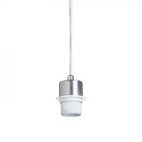 MORE 60 stropní závěsná základna matný nikl 230V E27 3x42W RENDL R11774
