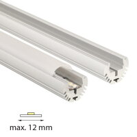 Závěsný kruhový hliníkový profil ZP, 23 mm, matný difuzor, komplet, 2 m