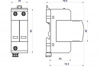 Hakel 16051 PIVM12,5-275 DS/2+0 Vseries SPD typ 1+2