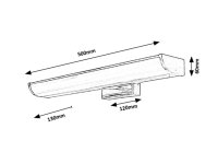 Evron LED 7,5W IP44 chrom RABALUX 5063