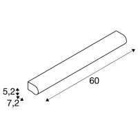 MARYLIN LED venkovní nástěnné nástavbové svítidlo chrom IP44 3000K 15W