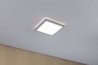 LED Panel Atria Shine hranaté 190x190mm 4000K matný chrom PAULMANN 71007