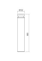 Sloupkové svítidlo XGROW ST LED 24W IP65 DG 3000K REDO 90505